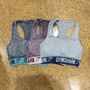 3 size XS Gymshark Flex sports bras